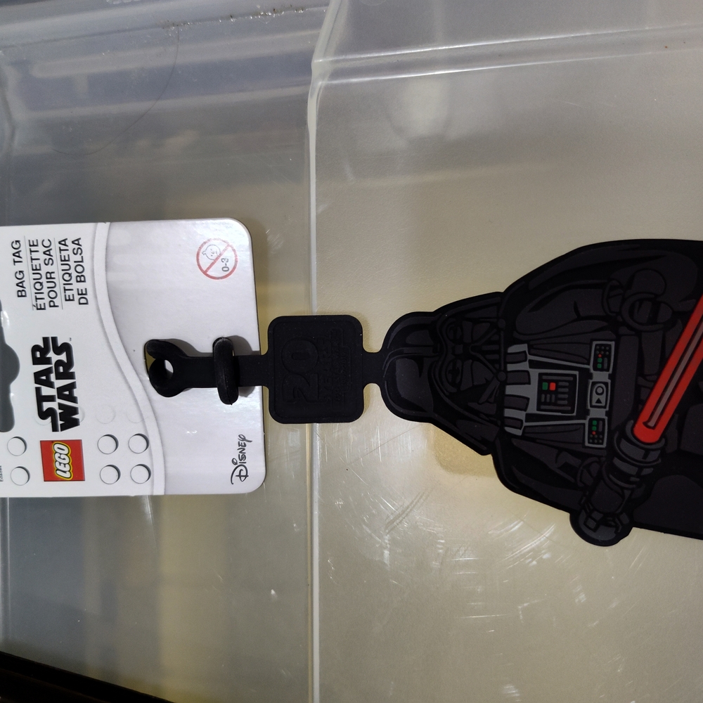 LEGO Star Wars Darth Vader Bag Tag